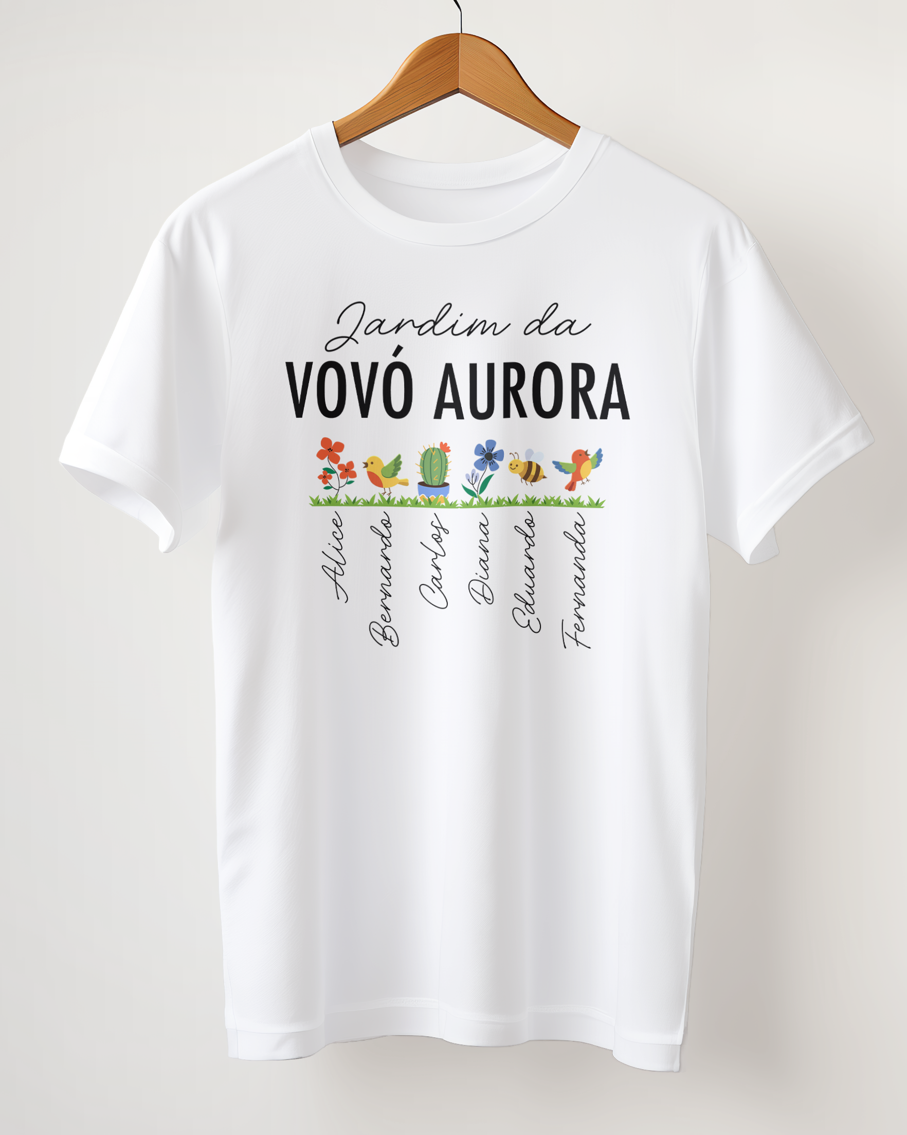 Camiseta personalizada Jardim da Vovó